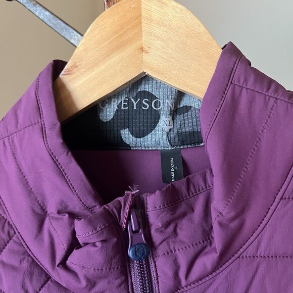 Greyson Vest Mens XL Yukon Ultralight Puffer Quilted Purple - Picture 2 of 11